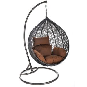 Home Deluxe Cielo Polyrattan Hängesessel mit Gestell