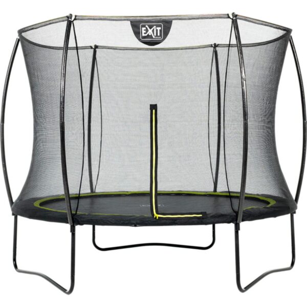 EXIT Silhouette Trampolin + Sicherheitsnetz 244 (8ft) Schwarz