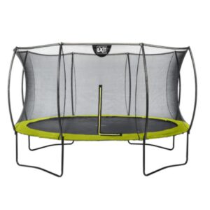 EXIT Silhouette Trampolin + Sicherheitsnetz 366 (12ft) Lime Grün