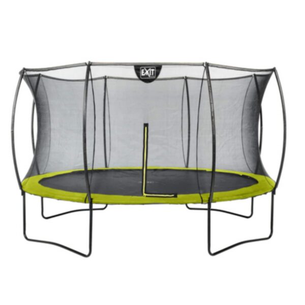 EXIT Silhouette Trampolin + Sicherheitsnetz 427 (14ft)Lime Grün