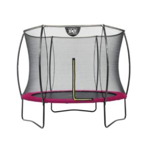 EXIT Silhouette Trampolin + Sicherheitsnetz 305 (10ft)Rosa