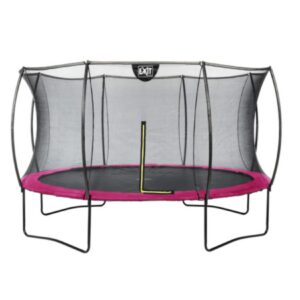 EXIT Silhouette Trampolin + Sicherheitsnetz 366 (12ft) Rosa