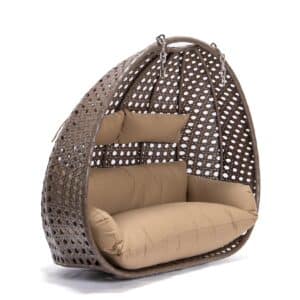 Home Deluxe Polyrattan Hängesessel-Korb «Twin»   versch. Farben