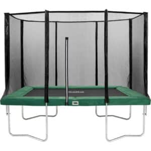 Salta Trampoline - Combo - rechteckig 153x214cm - Trampoline mit Sicherheitsnetz - Schutzrand Farbe: Grün