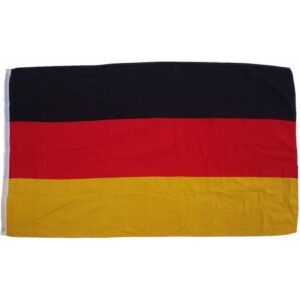 XXL Flagge Deutschland 250 x 150 cm Fahne mit 3 Ösen 100g/m² Stoffgewicht