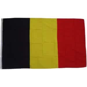 XXL Flagge Belgien 250 x 150 cm Fahne mit 3 Ösen 100g/m² Stoffgewicht