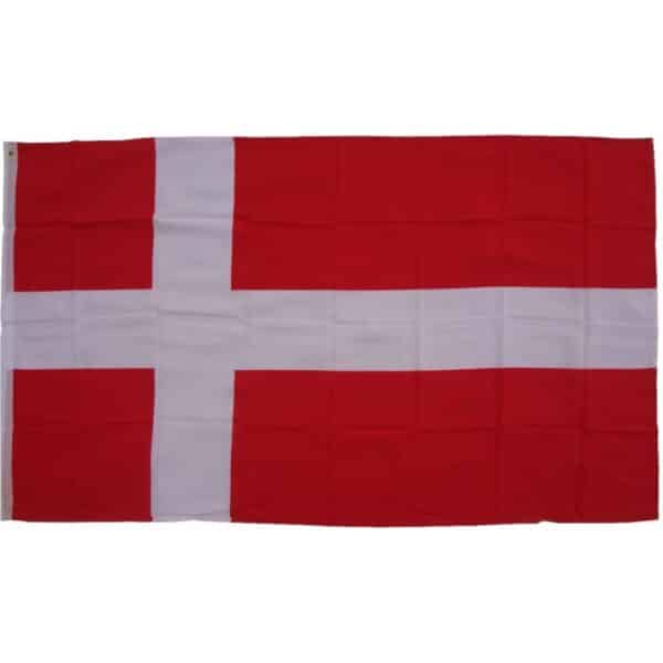 XXL Flagge Dänemark 250 x 150 cm Fahne mit 3 Ösen 100g/m² Stoffgewicht