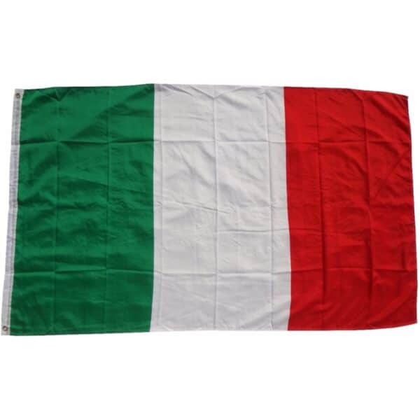 XXL Flagge Italien 250 x 150 cm Fahne mit 3 Ösen 100g/m² Stoffgewicht