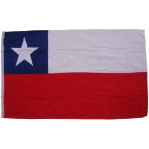 XXL Flagge Chile 250 x 150 cm Fahne mit 3 Ösen 100g/m² Stoffgewicht