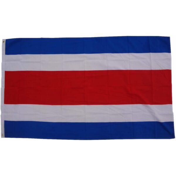 XXL Flagge Costa Rica 250 x 150 cm Fahne mit 3 Ösen 100g/m² Stoffgewicht