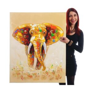 Wandbild Elefant