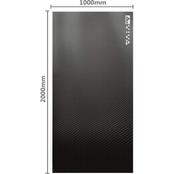 AsVIVA Fitnessgeräte Bodenschutzmatte UM1 200x100cm Unterlegmatte