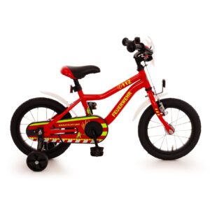 Bachtenkirch 14" Kinderfahrrad Kuma "Feuerwehr" rot/weiß/gelb-refl.