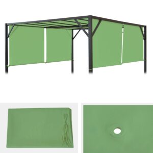 Ersatzbezug für Dach Pergola Pavillon Beja 3x4m ~ grün