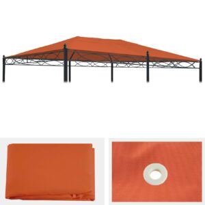 Ersatzbezug für Dach Pergola Pavillon Calpe 5x3m ~ terracotta