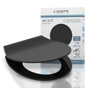 Schütte Duroplast WC-Sitz Slim Black