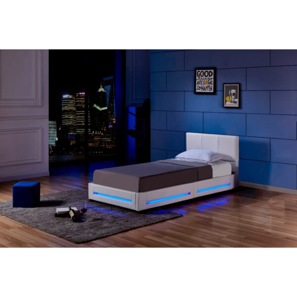 HOME DELUXE LED Bett Asteroid 90 x 200