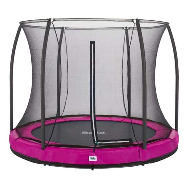 Salta Trampoline - Comfort Edition Ground - rund - Ø183cm - Schutzrand Pink