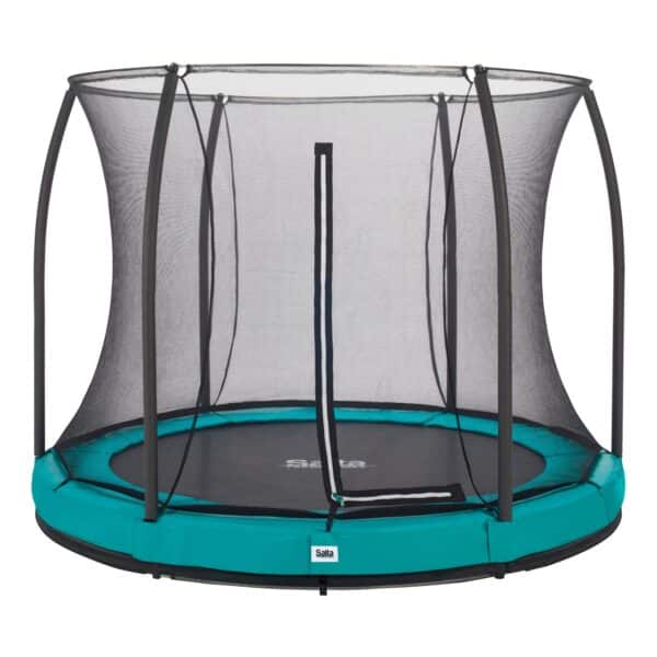 Salta Trampoline - Comfort Edition Ground - rund - Ø305cm - Schutzrand Grün