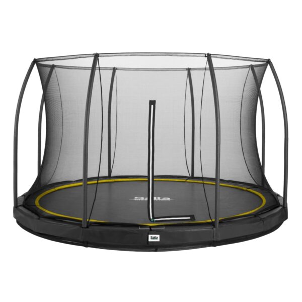 Salta Trampoline - Comfort Edition Ground - rund - Ø366cm - Schutzrand Schwarz