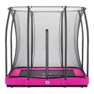 Salta Trampoline - Comfort Edition Ground- rechteckig - 214 x 153cm - Schutzrand Pink