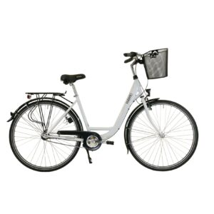 HAWK City Wave Premium Plus White Damen 26 Zoll - Fahrrad mit 3-Gang Shimano Nabenschaltung