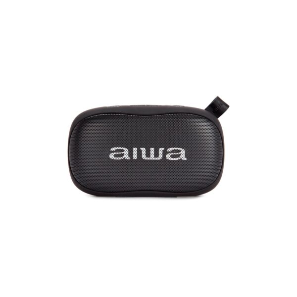 Aiwa BS-110BK Mini Bluetooth Lautsprecher mit Karabiner 10W HyperBass Musik Box