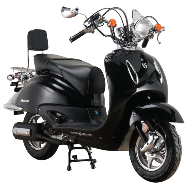 Alpha Motors Motorroller Retro Firenze 50 ccm 45 kmh EURO 5 schwarz