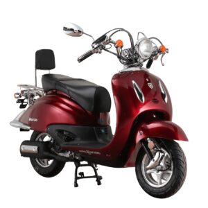 Alpha Motors Mofaroller Retro Firenze 50 ccm 25 kmh EURO 5 weinrot