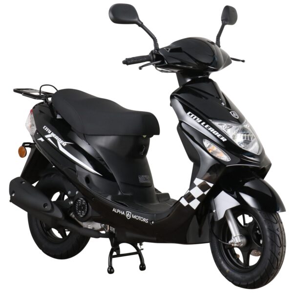 Alpha Motors Mofaroller CityLeader 50 ccm 25 kmh EURO 5 schwarz