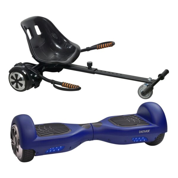 Denver SET Hoverboard HBO-6620 inkl. Kart KAR-1550MK2 - blau