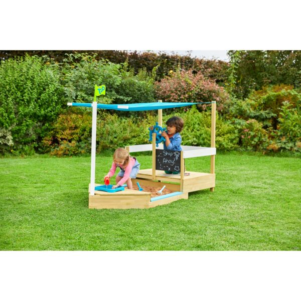 TP Toys Holz Sandkasten Kinderspielboot AHOY