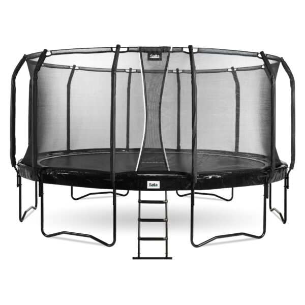 SALTA First Class Trampoline Ø ca. 487 cm rund schwarz  - versch. Ausführungen