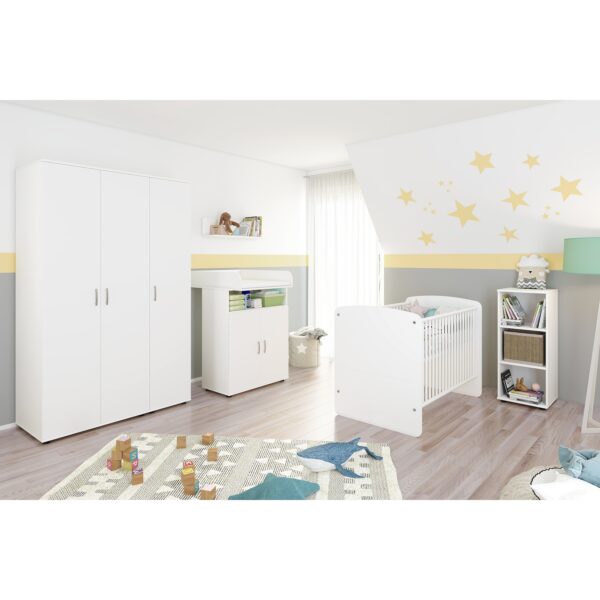 nonjoo. Babyzimmer Lunis Set 8: best. aus Babybett