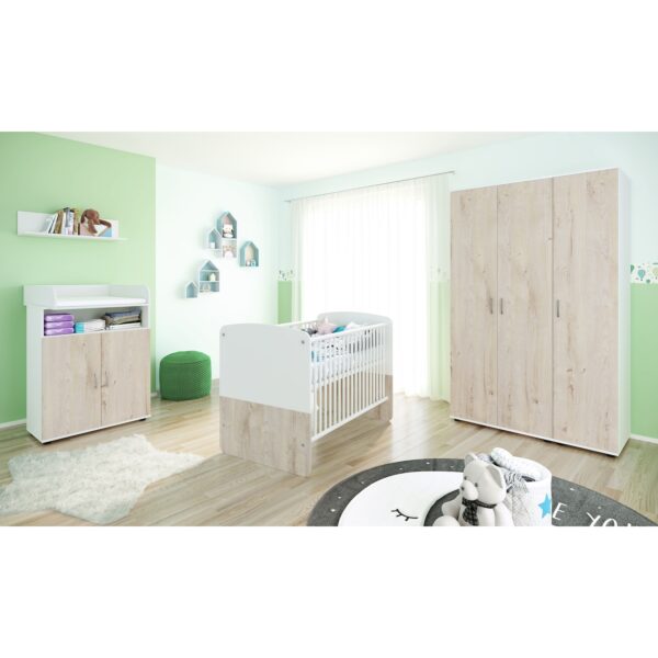 nonjoo. Babyzimmer Hanna Set 7: best. aus Babybett