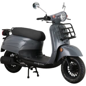 Alpha Motors Mofaroller Adria 50 ccm 25 km/h EURO 5 grau