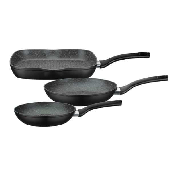 Pfannen-Set Gourmet Granit 3-tlg.