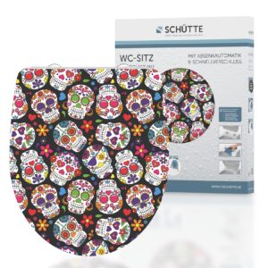 Schütte Duroplast HG WC Sitz CRAZY SKULL