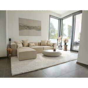 HOME DELUXE Modulares Sofa VERONA -versch. Ausführungen. L beige