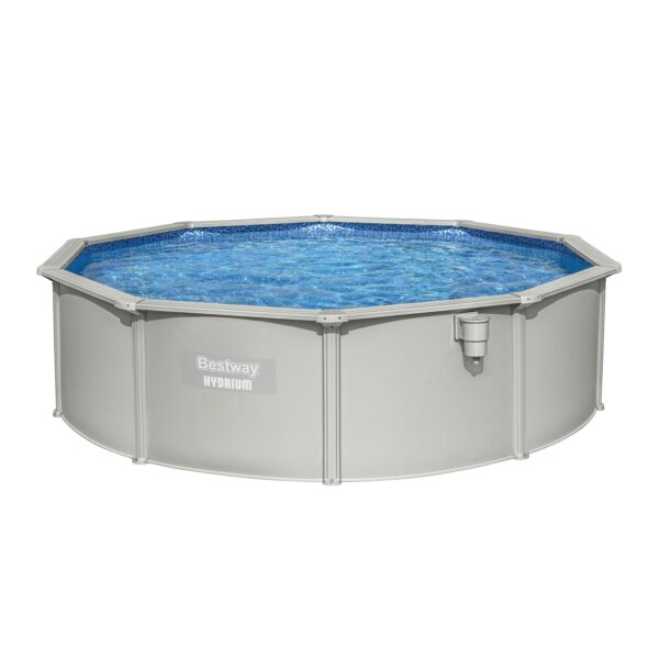 Bestway® Hydrium™ Stahlwandpool Komplett-Set mit Sandfilteranlage Ø 460 x 120 cm