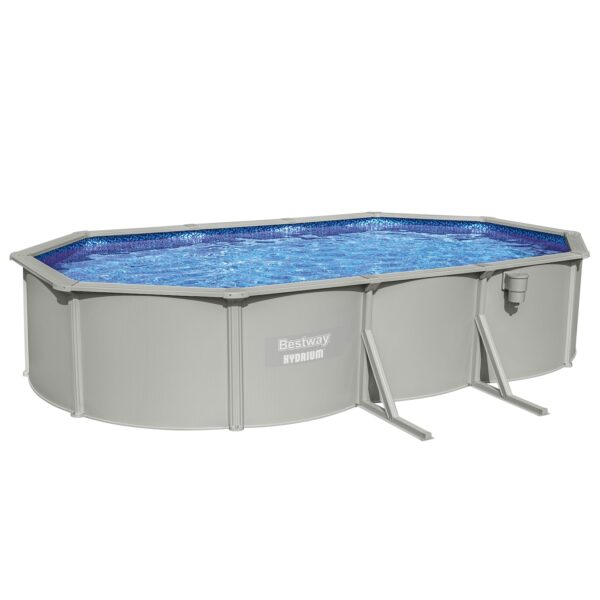 Bestway® Hydrium™ Stahlwandpool Komplett-Set mit Sandfilteranlage 610 x 360 x 120 cm