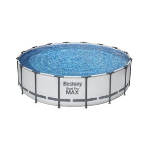 Bestway® Steel Pro MAX™ Frame Pool Komplett-Set mit Filterpumpe Ø 488 x 122 cm
