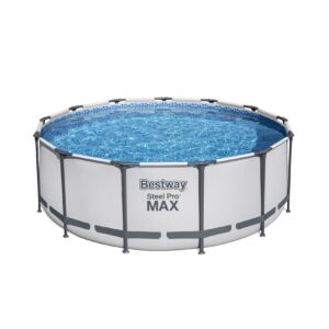 Bestway® Steel Pro MAX™ Frame Pool Komplett-Set mit Filterpumpe Ø 396 x 122 cm