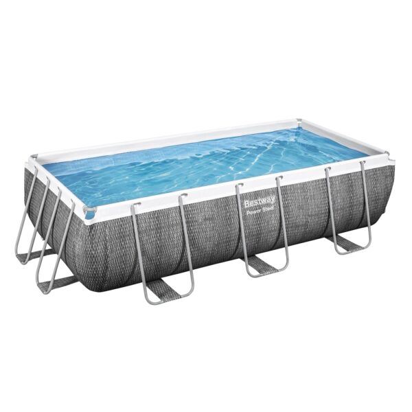 Bestway® Power Steel™ Frame Pool Set mit Filterpumpe 404 x 201 x 100 cm