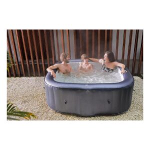 MSpa PureHaven aufblasbarer Whirlpool 185x185x68 cm für 6 Personen selbstreinigend inkl. Filterkatuschen und Abdeckung - versch. Ausführungen