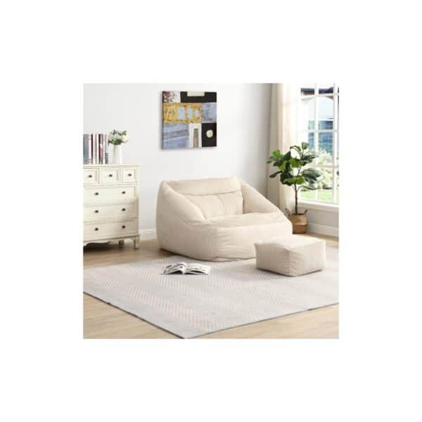 HOME DELUXE Sitzsack Sessel COZY -versch. Ausführungen -  Beige