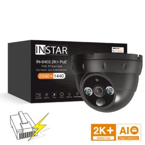 INSTAR IN-8403 2K+ POE Kamera Schwarz- versch. Ausführungen