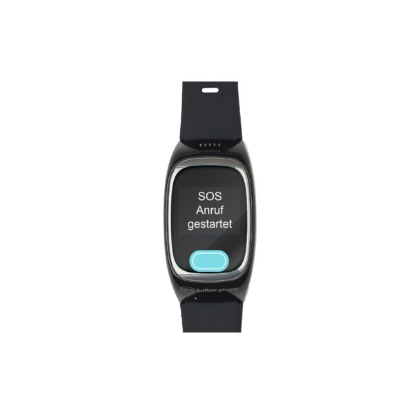 One Button Phone Senioren-Smartwatches One Button Phone Schwarz