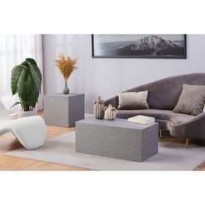 HOME DELUXE Couchtisch Amiri Marmor Grau L - versch. Ausführungen