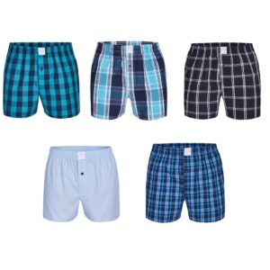 Herren Baumwoll Boxershorts Größe M 5er Pack